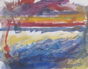 Franscz Witte - Aquarel, Zonder titel kopen? Bied vanaf 1!