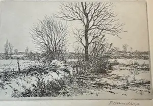 Frans Manders - Landschap kopen? Bied vanaf 20!
