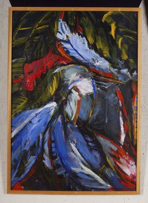 Niet of onleesbaar gesigneerd - (z.t.) - acrylverf op papier - BKR Hoofddorp kopen? Bied vanaf 10!