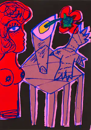 Corneille - Kleuren litho: 1981 kopen? Bied vanaf 225!