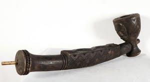 Kuba - Bewerkte houten pijp kopen? Bied vanaf 1!