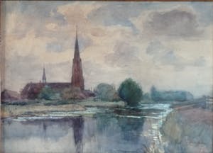 Johannes Josseaud - Kerk aan vaart kopen? Bied vanaf 80!