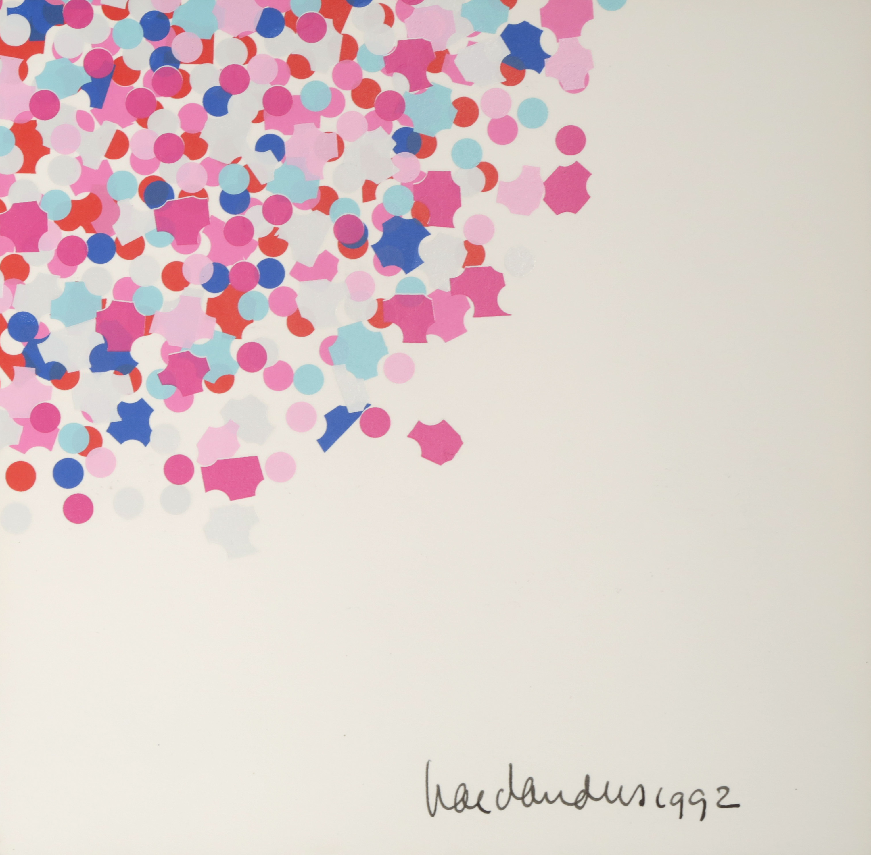 Har Sanders - Zeefdruk, Confetti verkocht voor € 35!