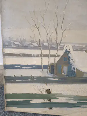 Dirk Smorenberg - Winterlandschap kopen? Bied vanaf 200!