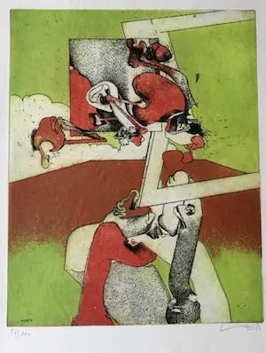 Niet of onleesbaar gesigneerd - abstrakt (sc1) kopen? Bied vanaf 1!