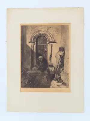 Carel Lodewijk Dake sr. - Oosterse Poort met wachters kopen? Bied vanaf 40!