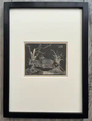 Jan Mankes - Originele Heliogravure Zeelt 1923 verkocht voor € 165!