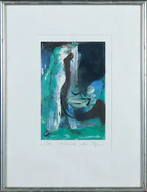 Monica van Rijn - Zonder titel (Abstracte compositie) kopen? Bied vanaf 20!