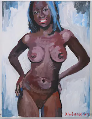 Peter Klashorst - Acryl op doek, Naakt kopen? Bied vanaf 200!