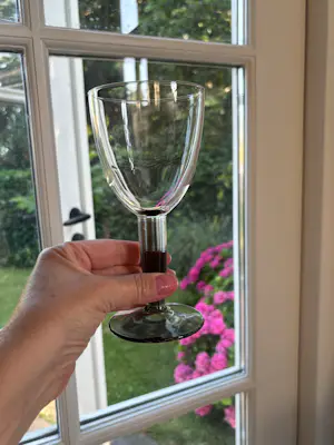 Bormioli Rocco - Set van 3 wijnglazen met geribbelde voet uit de jaren 60 kopen? Bied vanaf 38!