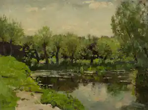 Johan Antonie de Jonge - De Broeksloot bij Voorburg verkocht voor € 600!