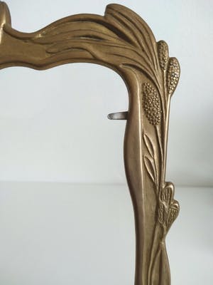 Brons (Onbekend) - sierlijke art nouveau (foto) lijst kopen? Bied vanaf 45!