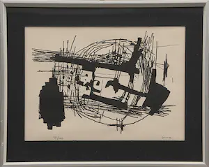 Bengt Orup - nichtfigurative Lithographie kopen? Bied vanaf 180!
