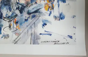 Christian Ludwig Attersee - Original Ausstellungsplakat Werkauswahl Galerie Krinzinger Wien 1986 kopen? Bied vanaf 40!