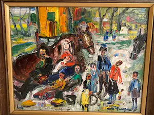 Antoon Kruysen - (1898-1977) - Zigeuner familie bij paarden kopen? Bied vanaf 650!