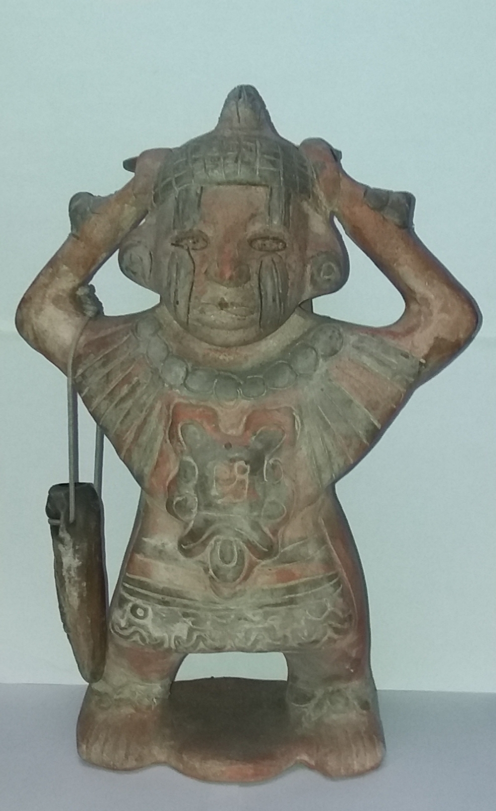 Niet of onleesbaar gesigneerd - vintage Mexicaans terracotta beeld van een water wijn Drager . kopen? Bied vanaf 1!