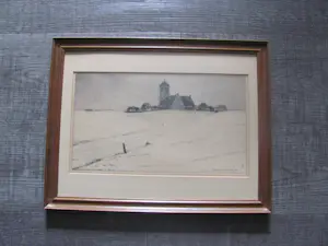 Willem Witjens - dorpje in de winter kopen? Bied vanaf 30!