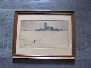 Willem Witjens - dorpje in de winter kopen? Bied vanaf 30!
