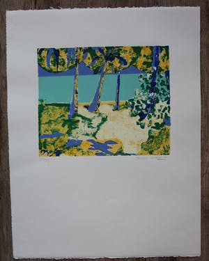 Jeroen Krabbe - Zeefdruk: A view from my window - 1995 kopen? Bied vanaf 150!