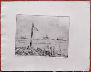 Jos van den Berg - Westerschelde (Boten), ets kopen? Bied vanaf 30!