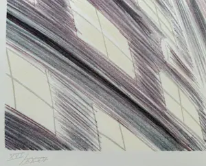 Jeroen Henneman - Handgesigneerde kleurenlitho | 'Verkeer in de stad' | 1988 kopen? Bied vanaf 190!