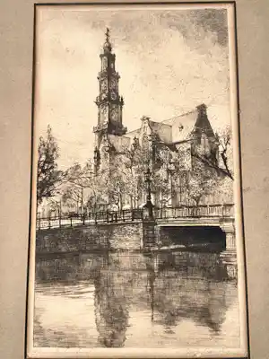 Johannes Josseaud - Westerkerk Amsterdam verkocht voor € 39!
