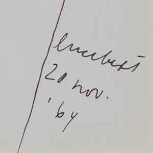 Lucebert - Ingelijste inkttekening: hoofddeksel - 1964 (nette lijst met museumglas!) kopen? Bied vanaf 899!