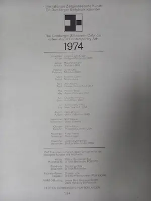 Rolf Rappaz - Ohne Titel - Farbstarker Siebdruck Edition Domberger 1974 kopen? Bied vanaf 80!