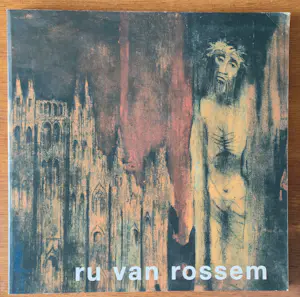 Ru van Rossem - Leeuwenpaar – Sepia krijttekening + gesigneerd boek kopen? Bied vanaf 49!