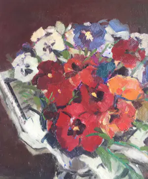 Willem Fekken - voorjaarsboeket met viooltjes kopen? Bied vanaf 150!