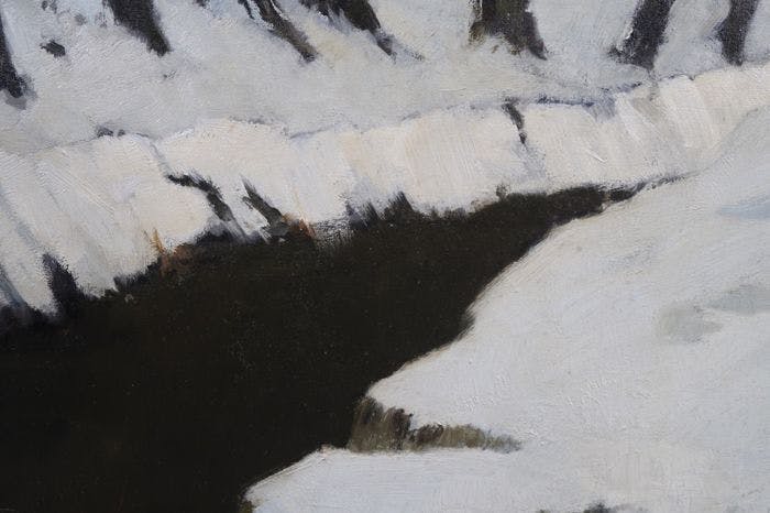 Christiaan Soer - Winterlandschap met knotwilgen kopen? Bied vanaf 275!
