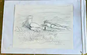 Rupert van der Linden - Sunbathing in Vondelpark Amsterdam kopen? Bied vanaf 50!