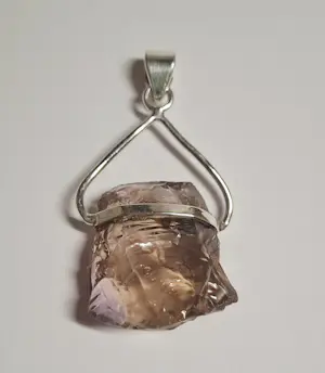 Nieuwe zilveren prachtige hanger  met  ametrinekrista kopen? Bied vanaf 60!