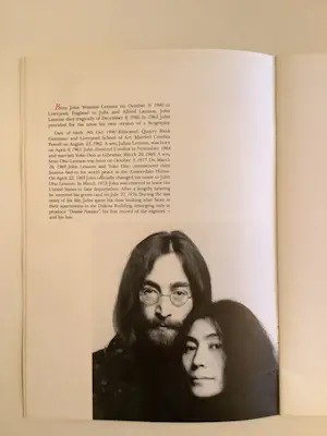 John Lennon - Catalogus John Lennon exhibition Jonathan Poole Galleries 1988 kopen? Bied vanaf 50!
