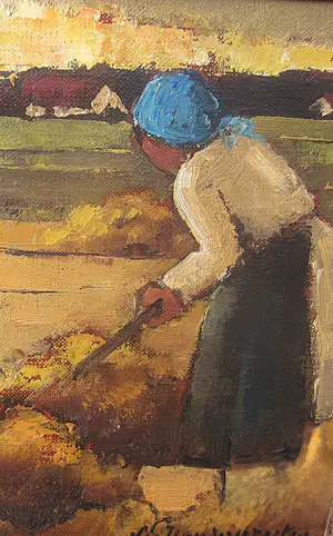 Lea Vanderstraeten - "Farmers in the Field" kopen? Bied vanaf 200!