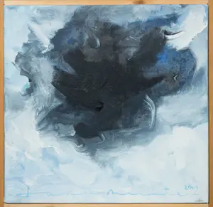 Janus Nuiten - Olieverf op doek, Zonder titel - Ingelijst kopen? Bied vanaf 50!