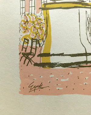 Charles Eyck - Jardin du Luxembourg, litho - Gratis verzending! kopen? Bied vanaf 50!