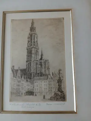 Romain Malfliet - Kathedraal markt Antwerpen kopen? Bied vanaf 80!