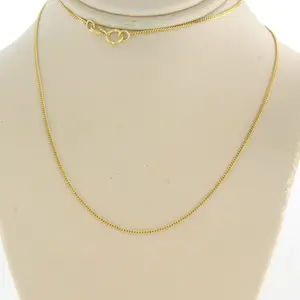 14k geel gouden collier - 45 cm lang kopen? Bied vanaf 110!