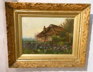 Jan Simon Knikker (jr.) - Landschap met boerderij verkocht voor € 150!
