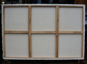 Niet of onleesbaar gesigneerd - Olieverf op doek , Zonder titel – spieraam 80 x 120 cm. kopen? Bied vanaf 1!