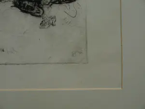 Georg Baselitz - 2 Ingelijste etsen , o.a. Die Falle (‘De val’ , ‘The trap’) uit 1965 kopen? Bied vanaf 1!