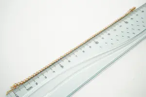 32 - 18 karaats rosegouden armband met ca 0.65 crt briljant geslepen diamant kopen? Bied vanaf 580!