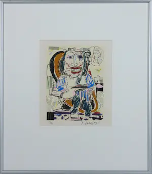 Kees Salentijn - Litho op papier, Hombrecito - Ingelijst kopen? Bied vanaf 50!