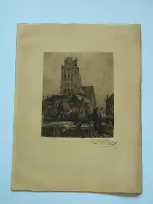 Paul Wallat - Paul Wallat 1879-1966 Kirche in Niederlande kopen? Bied vanaf 50!