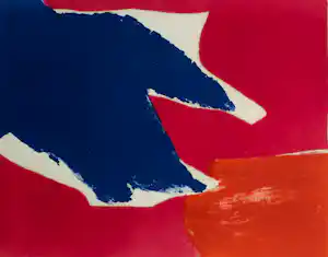 Constant - ingelijste litho: abstract- 1953! verkocht voor € 595!