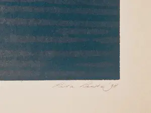 Rita Lentz - in zeer kleine oplage (5/9) gemaakte handgekleurde houtdruk - gesigneerd kopen? Bied vanaf 41!