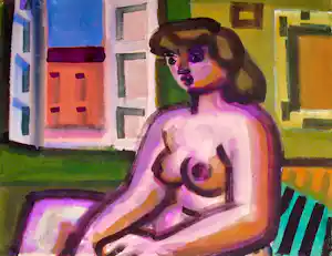 Edvard Frank - Liegender Akt, Aquarell auf Büttenpapier kopen? Bied vanaf 480!
