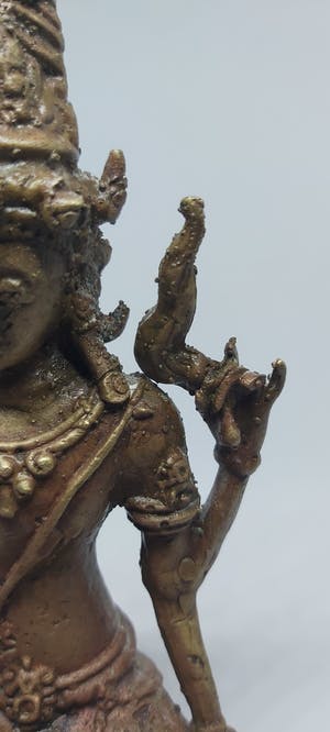 Brons (Onbekend) - Antieke Shiva in Verada Mudra houding 1890 kopen? Bied vanaf 85!