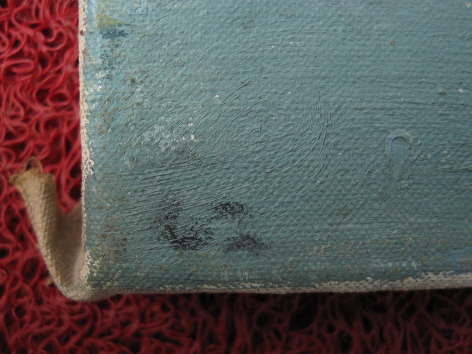 Niet of onleesbaar gesigneerd - Oud impressionistisch olieverf op doek "Haven van Amsterdam" monogram "AT" kopen? Bied vanaf 1!